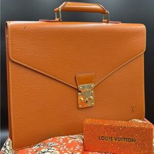 Louis Vuitton Leather Briefcase